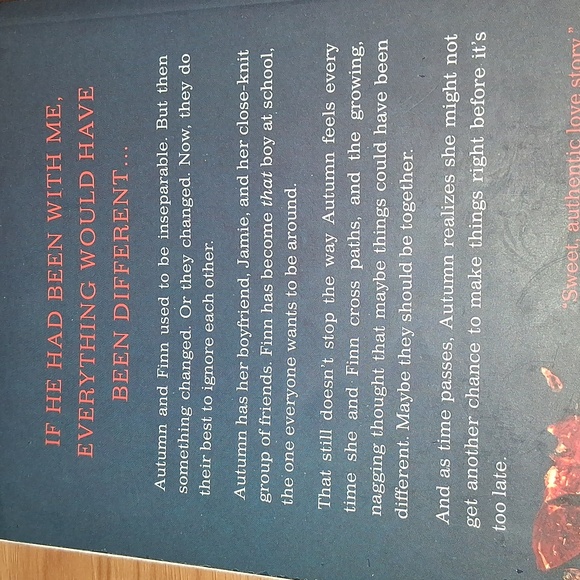 Book "If He Had Been With Me" By: Laura Nowlin. - Picture 8 of 10